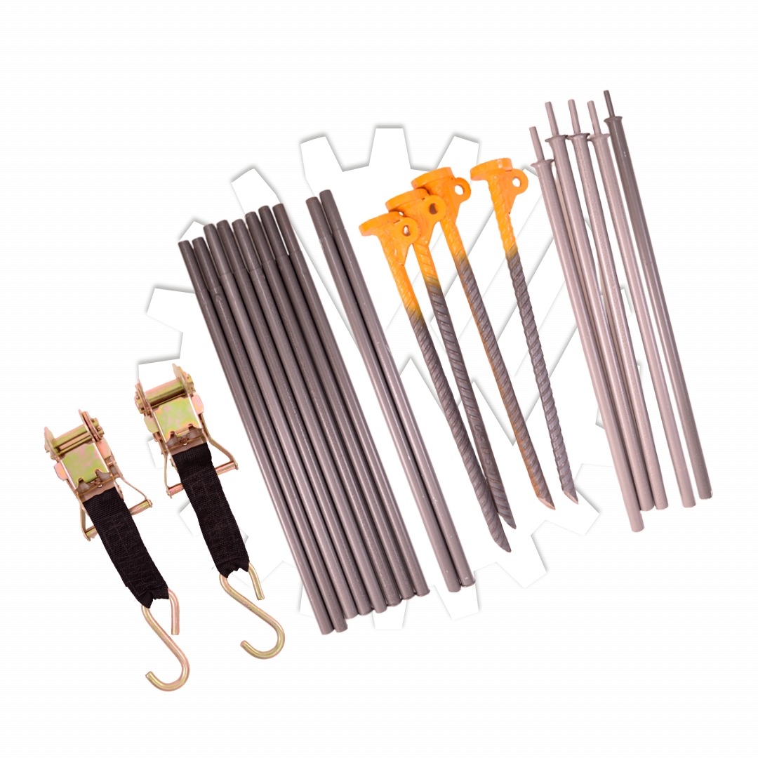 FERRAGEM SUPORTE PARA BARRACA COM BOLSA