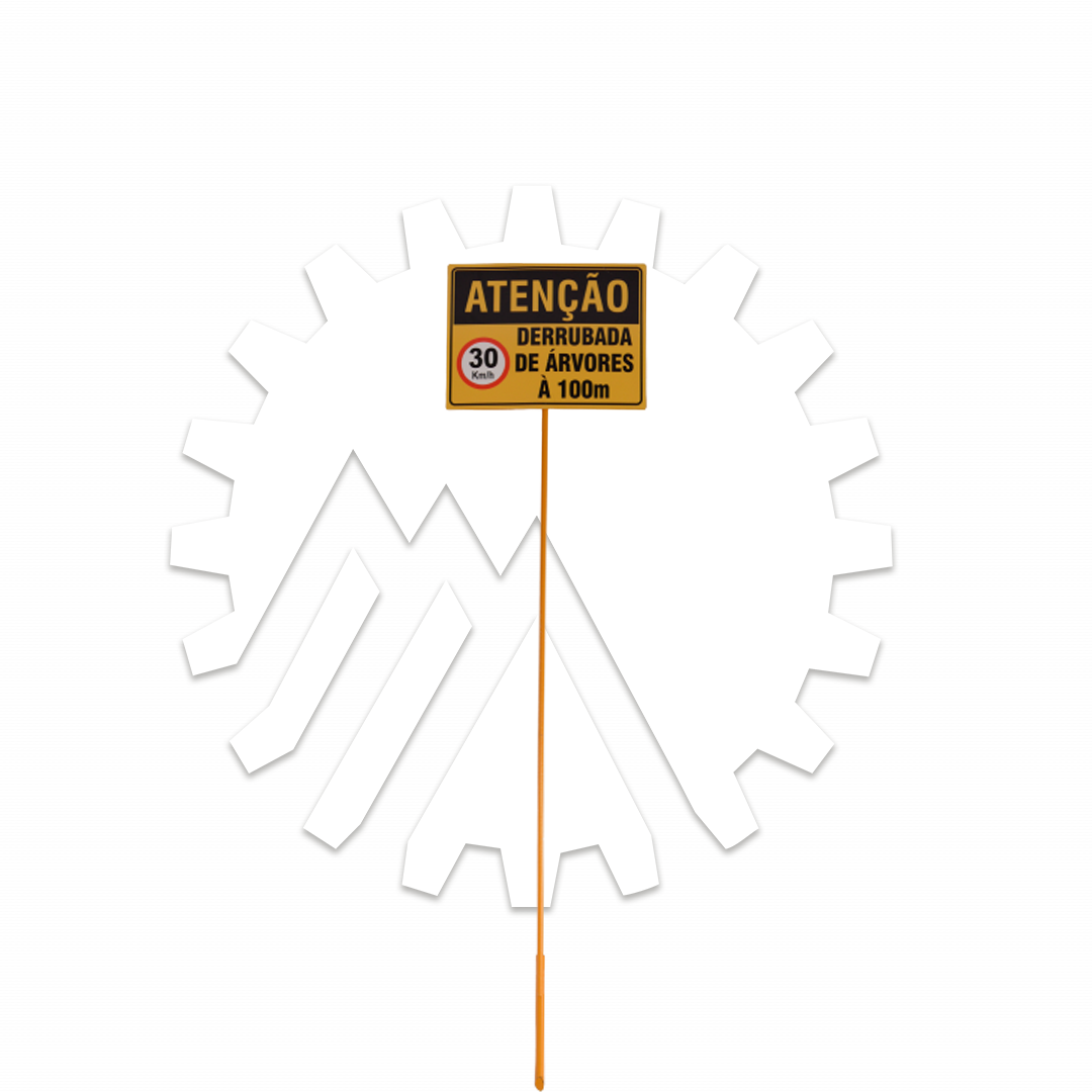 PLACA DE ADVERTÊNCIA FINCAR